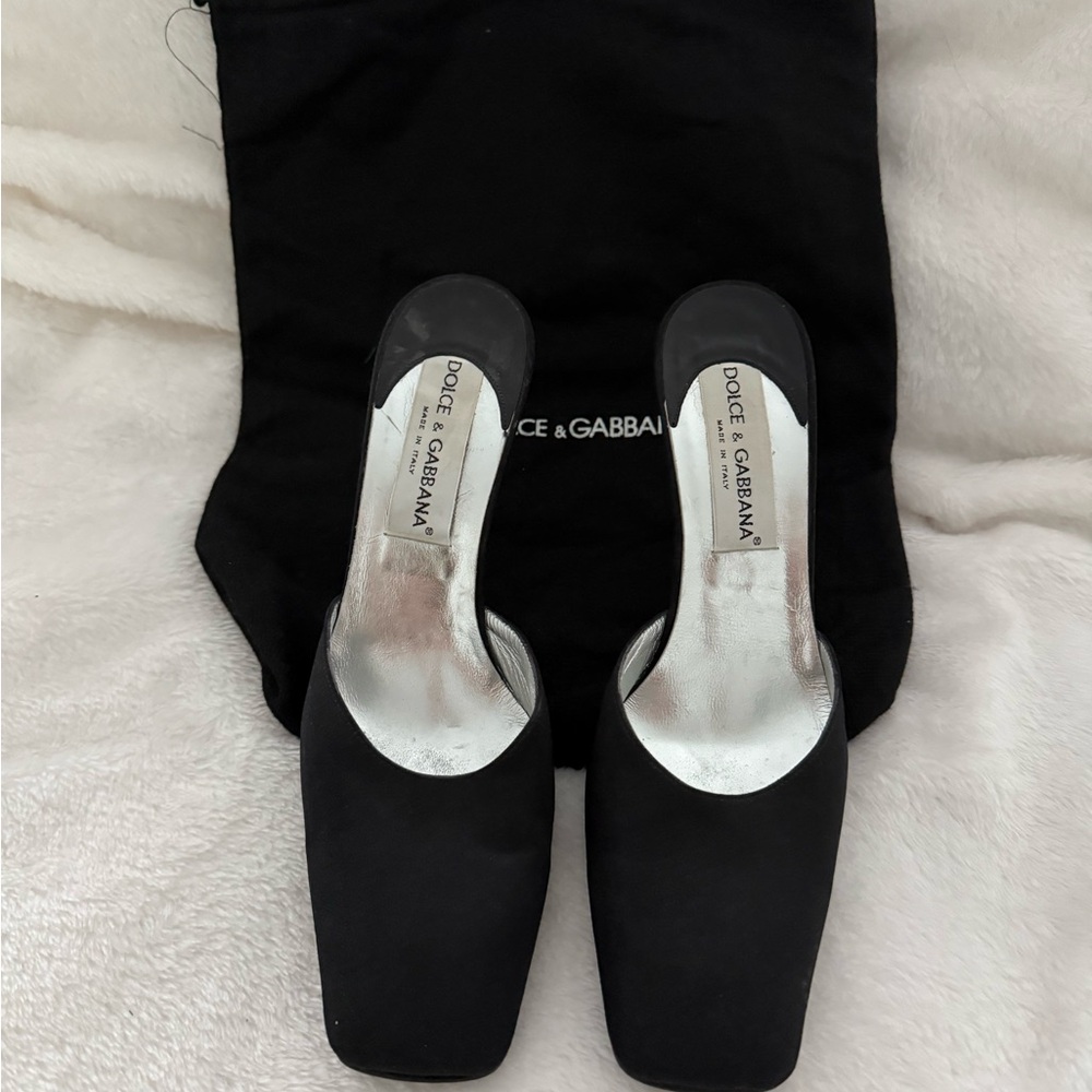 Dolce & Gabbana Women's Black Mules - Picture 3 of 5